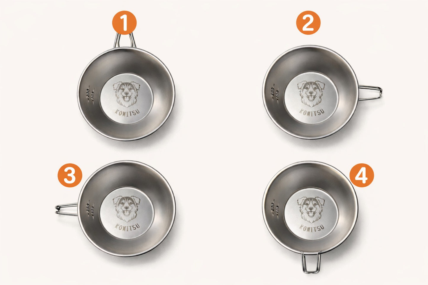 【うちの子オリジナルグッズ】シェラカップ ステンレス