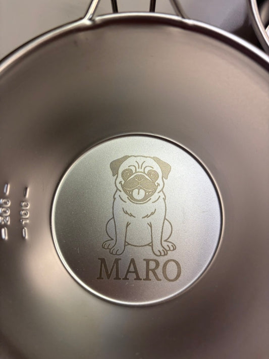 【うちの子オリジナルグッズ】シェラカップ ステンレス(デザイン持ち込み)